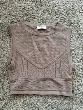 Babaton Cropped Tank Top size small